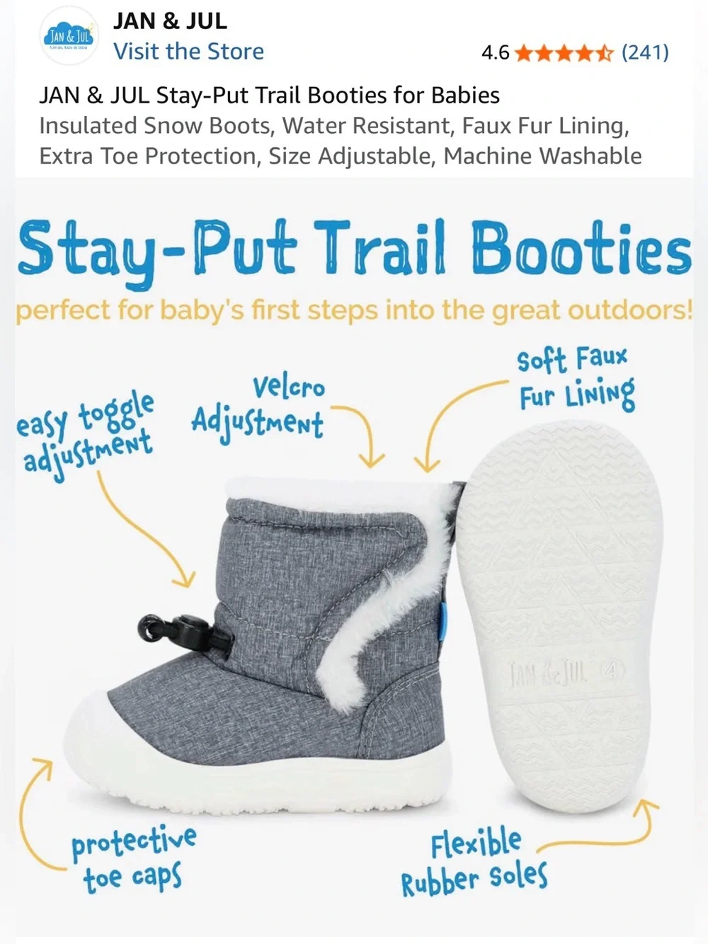Jan & Jul Toddler 7 Insulated Winter Boots